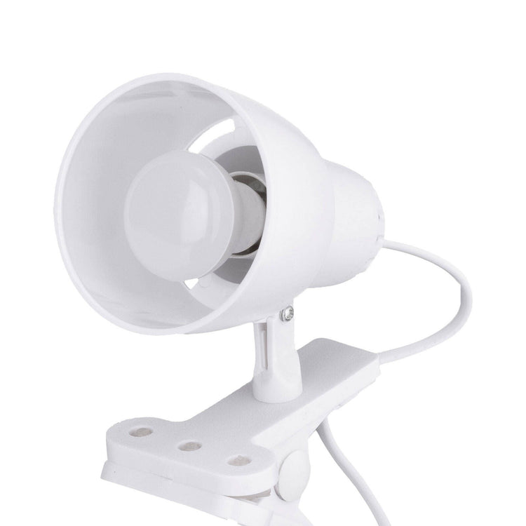 Verve Design White Cassy Clip Lamp ATL155WH