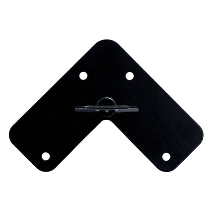 Taskmaster Corner Furniture Leg - 710mm - Black Steel
