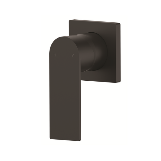 Mondella Black Matte Rococo Shower Mixer - 165 x 125 x 105mm
