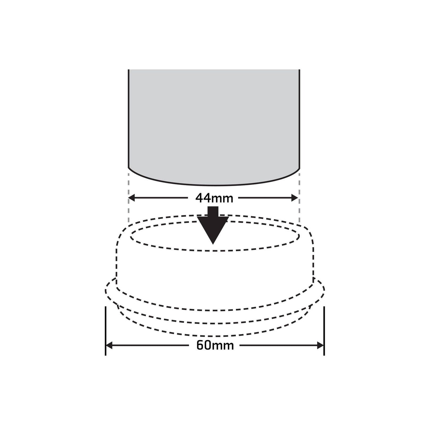 Surface Gard Castor Cups - 44mm - 4 Pack