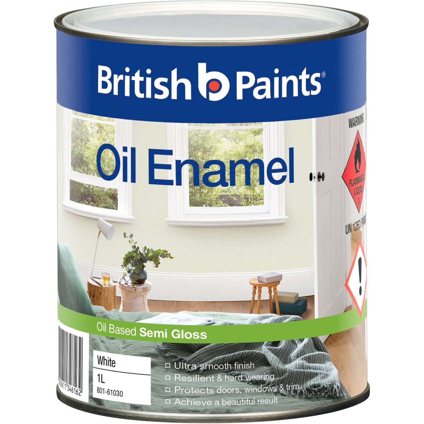British Paints Enamel - 1L