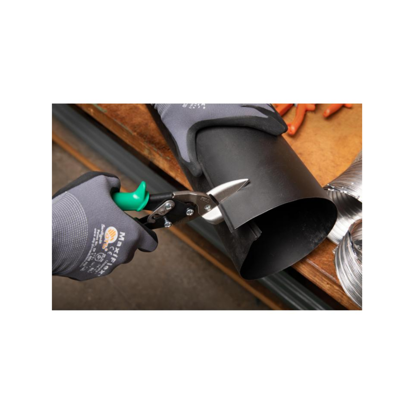 Crescent Wiss Aviation Snips - 235mm - Right Cut - Green