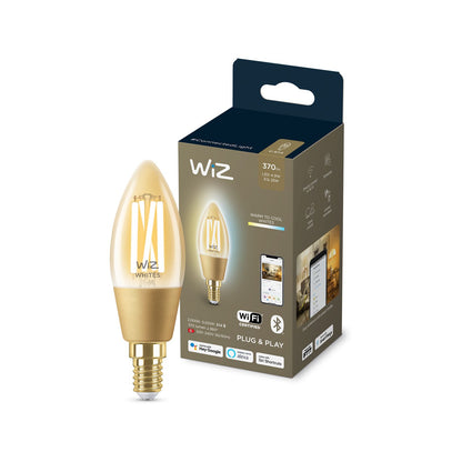 Wiz P45 E14 LED Smart Filament Candle - 4.9W - 470lm - Tunable White