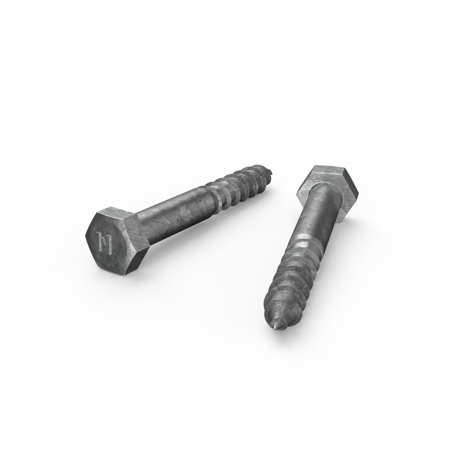 Zenith Hot Dip Galvanised Hex Head Coach Screws - M10 x 75mm