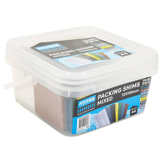 Titan Mixed Shim Packing - 72mm - 44 Piece