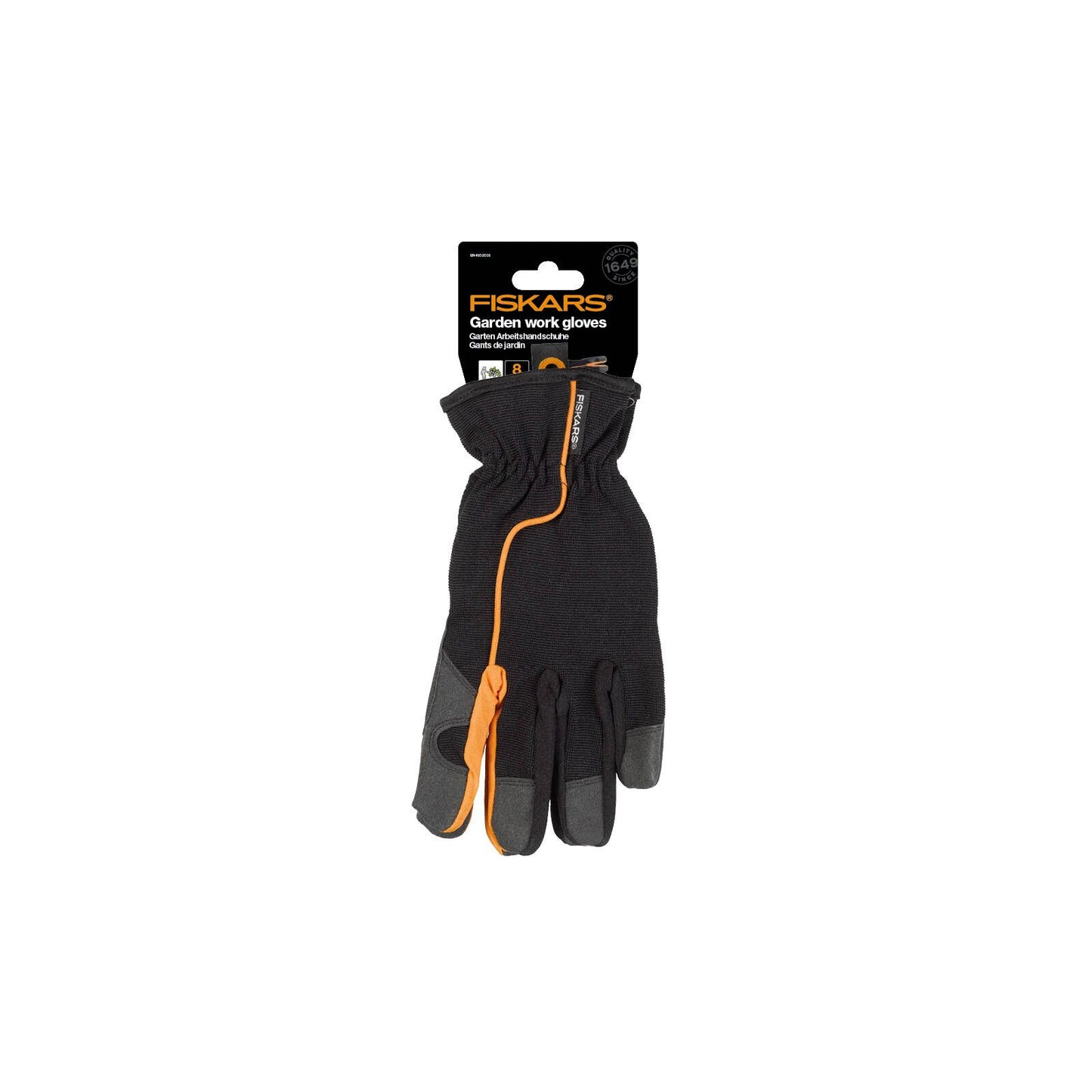 Fiskars Garden Work Gloves - Size 8