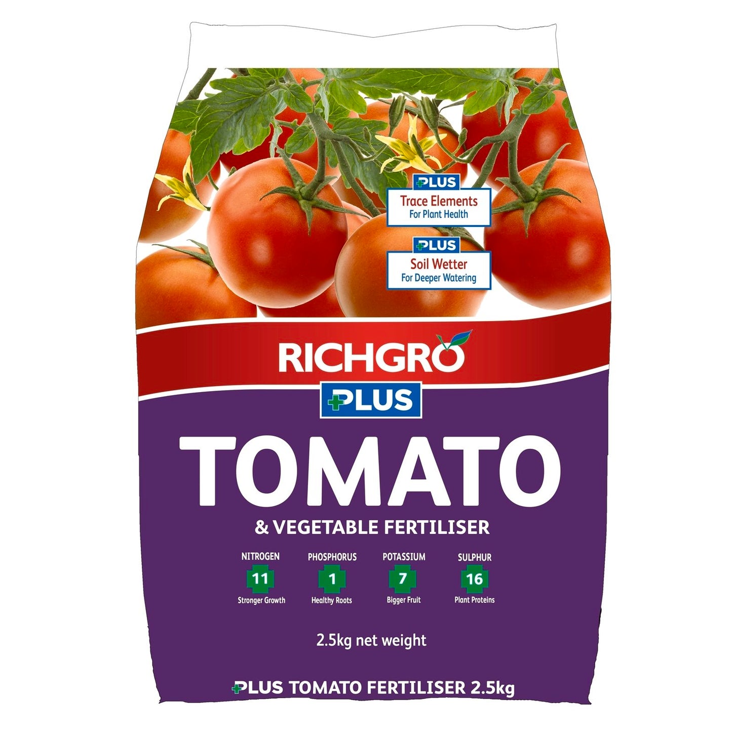Richgro Plus Tomato And Vegetable Fertiliser 2.5kg