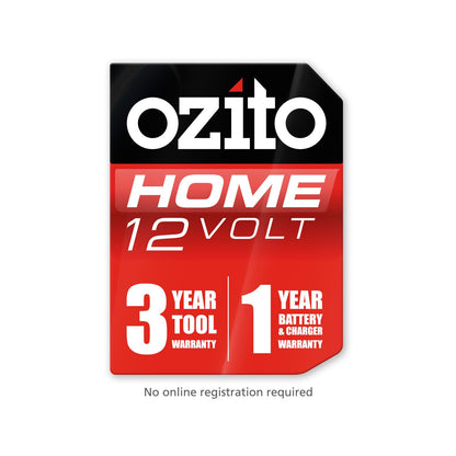 Ozito Home 12V Battery and Charger - 1.5Ah