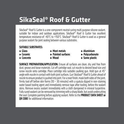 Sika Sikaseal Roof & Gutter - 300ml