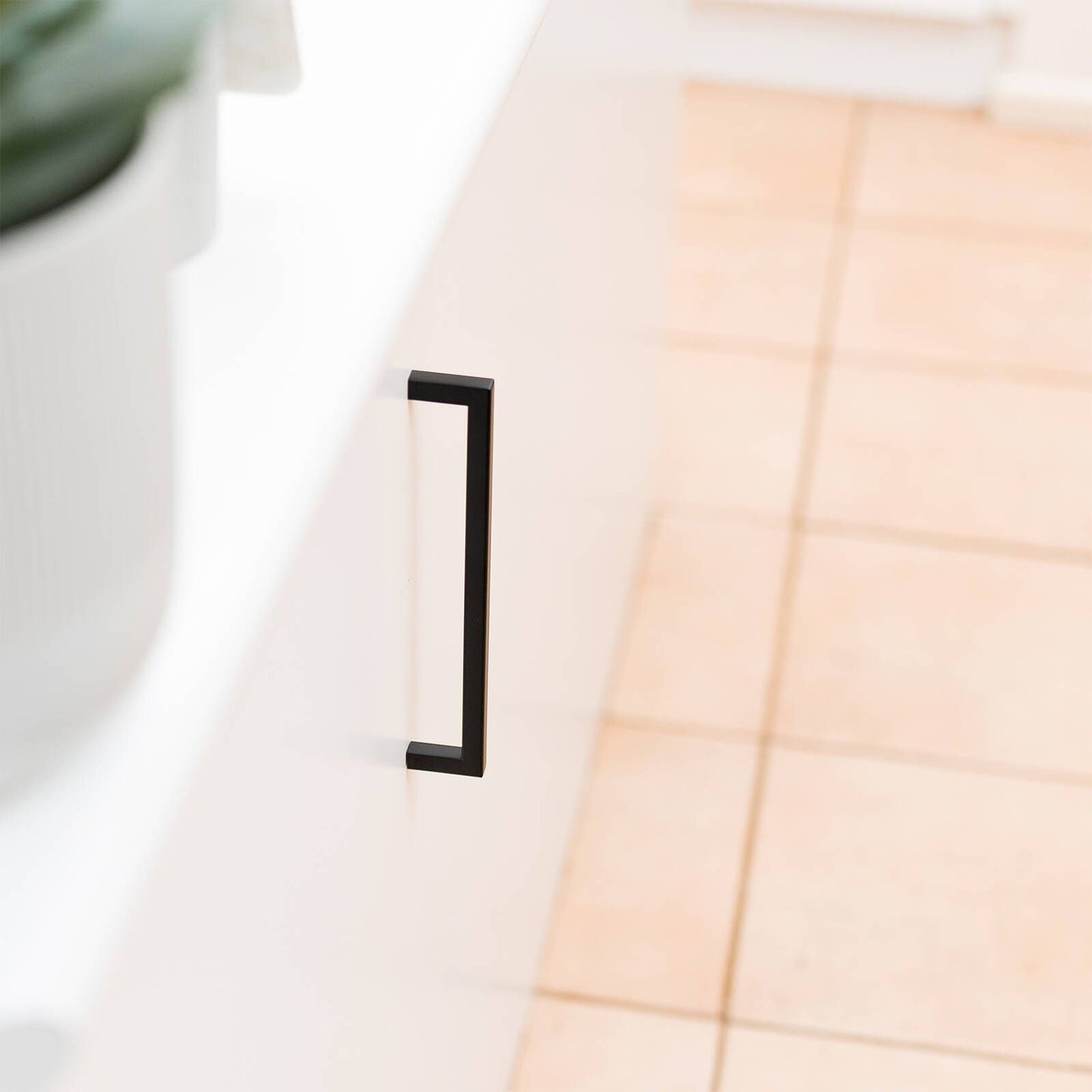 Taskmaster Hollow Square Handle - 192mm - Matte Black