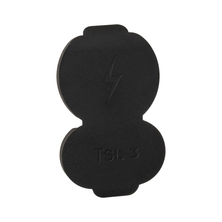 Deta EV Charger Plug Lid - 10 x 68 x 110mm - Black