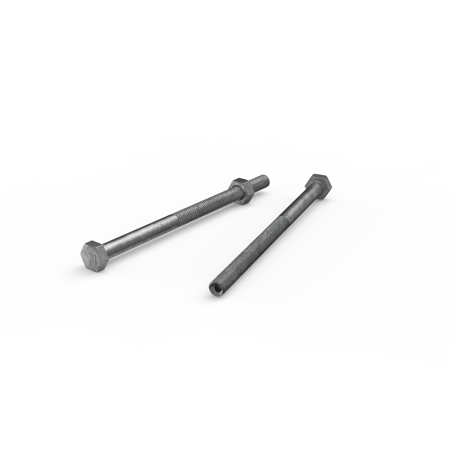 Zenith Hot Dipped Galvanised Hex Head Bolt - M6 x 100mm