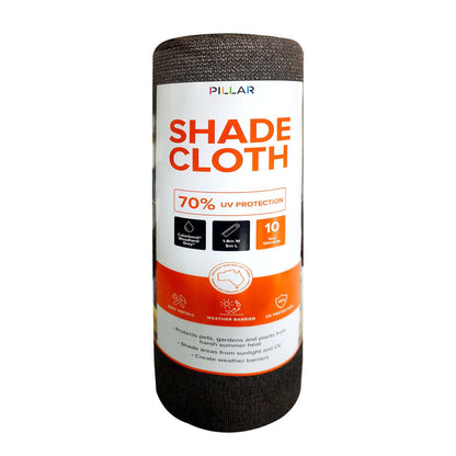 Pillar Shade Cloth - 83 x 5m - Woodland Grey - 70% UV
