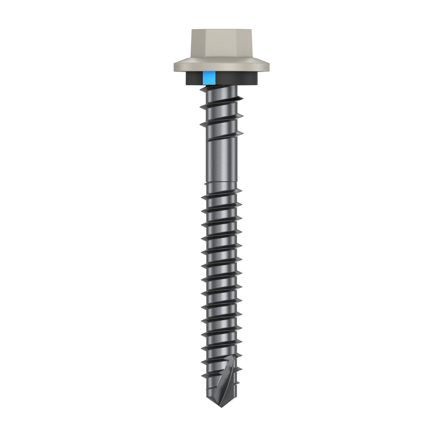 Bremick Vortex Plus Roofing Screw - 6.2 x 50mm - Hex B8 - Dune - 100 Pack