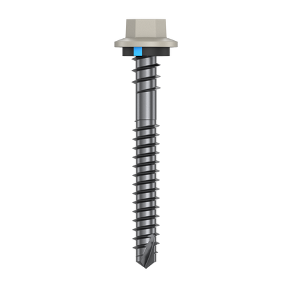 Bremick Vortex Plus Roofing Screw - 6.2 x 50mm - Hex B8 - Dune - 100 Pack