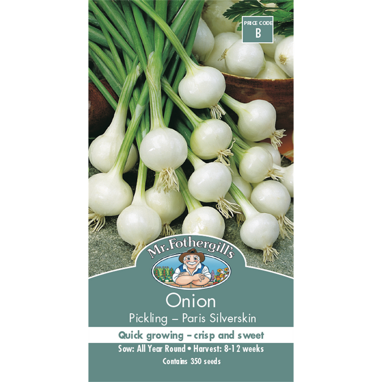 Mr Fothergill Paris Silverskin Onion Seeds