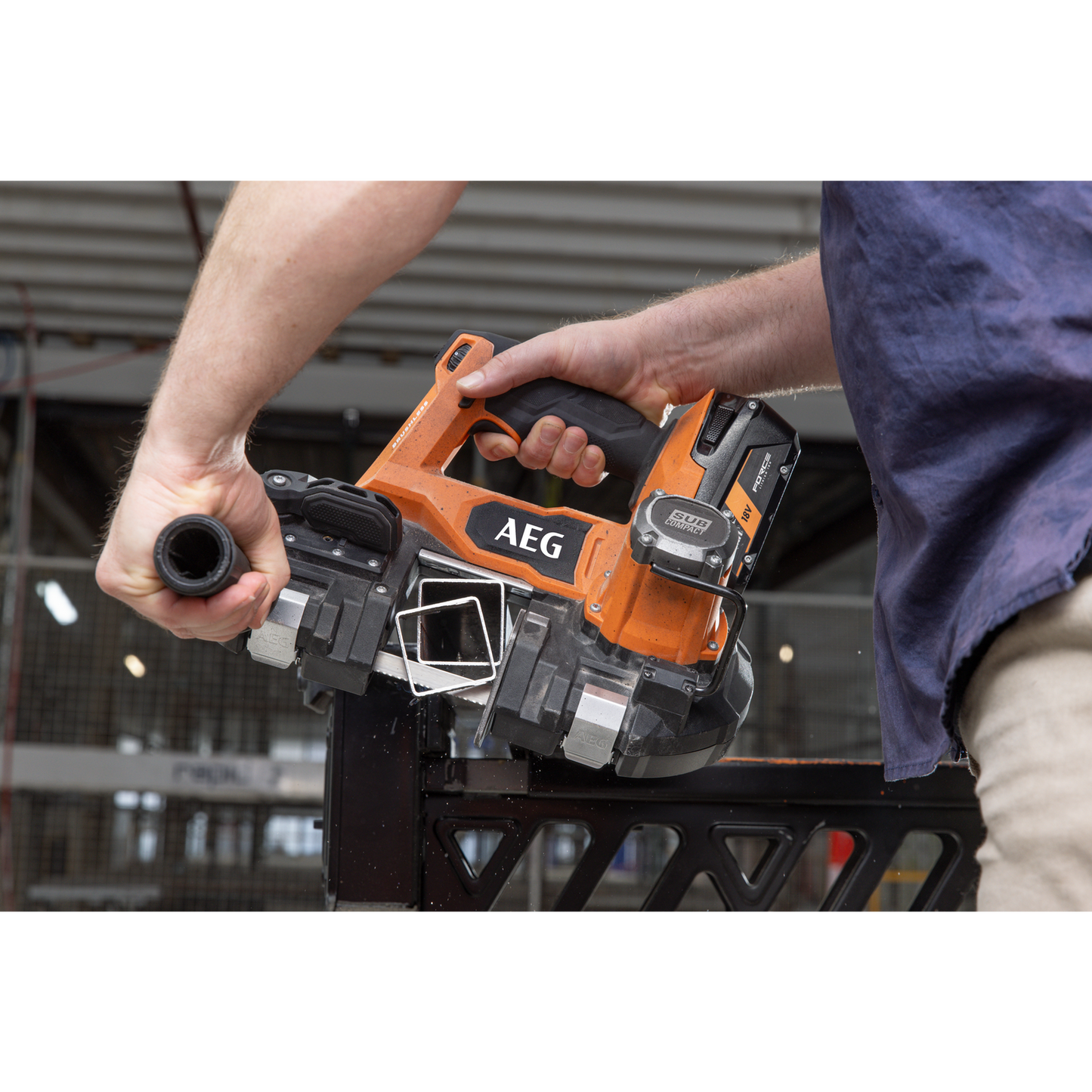 AEG Sub Compact Brushless Band Saw - 18V - 63mm