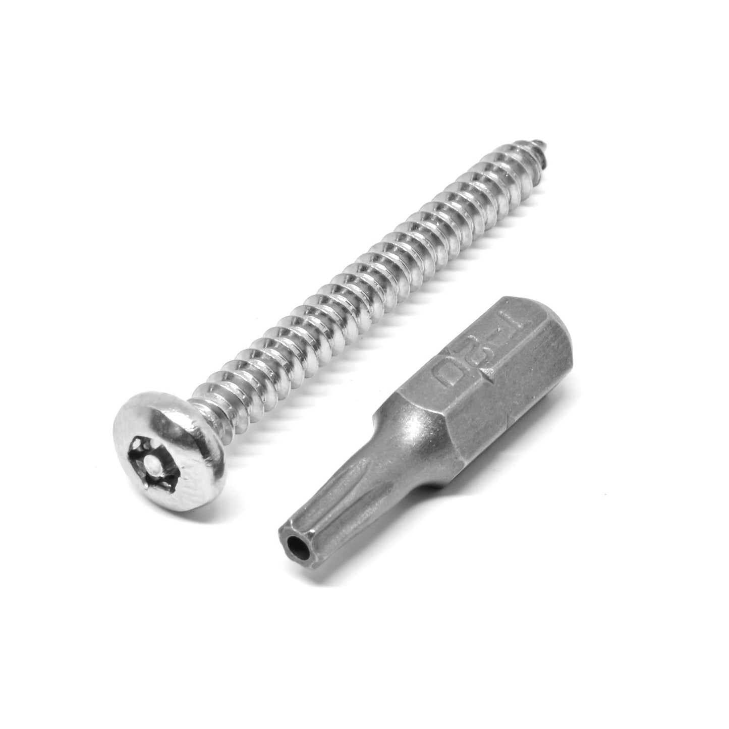 Pinnacle Security Screws - 10g x 40mm - Stainless Steel - 8 Pack
