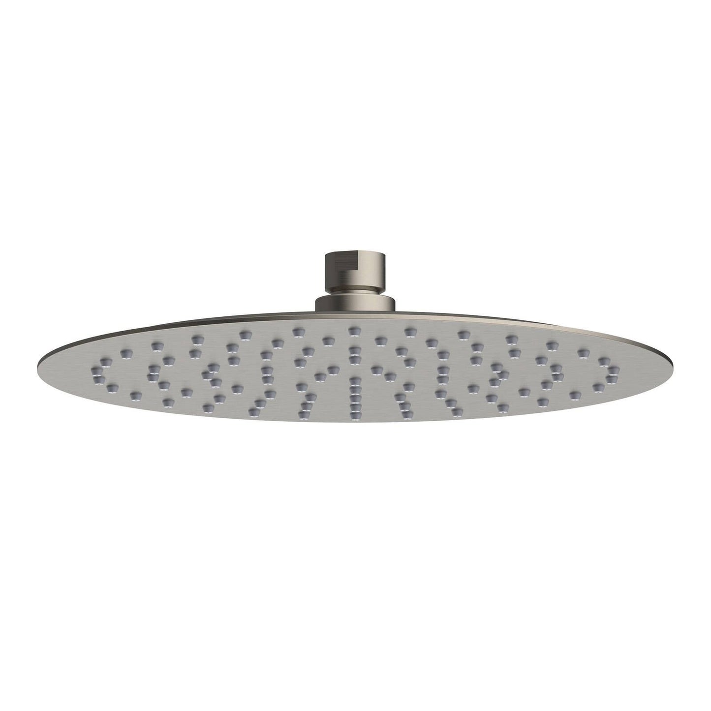 Mondella Wels Round Shower Head - 250mm - Brushed Nickel - 9L/min