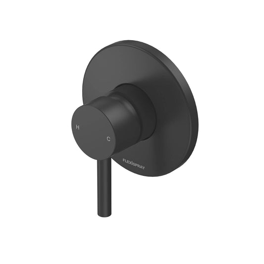 Flexispray Black Splash Bath Shower Mixer - 110mm