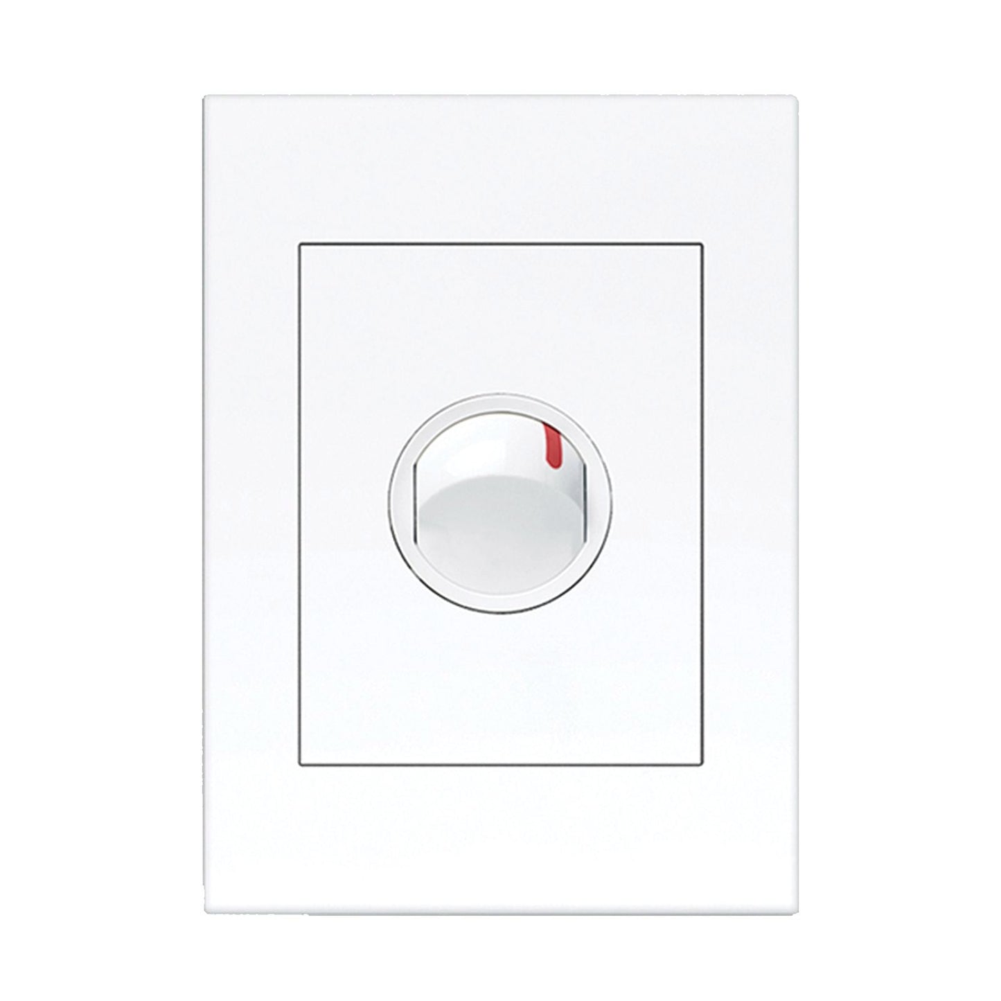 HPM Vivo 1 Gang Double Pole Wall Switch - 40A - White
