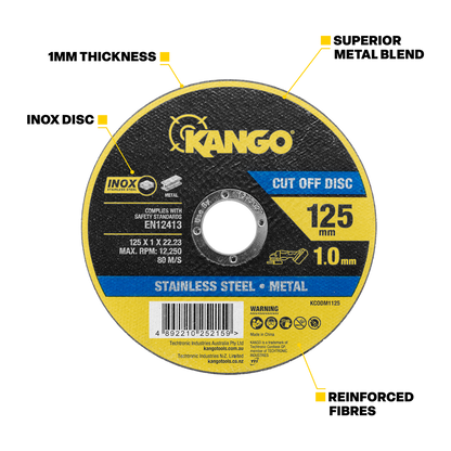 Kango Metal Cut Off Disc - 125mm - 1mm