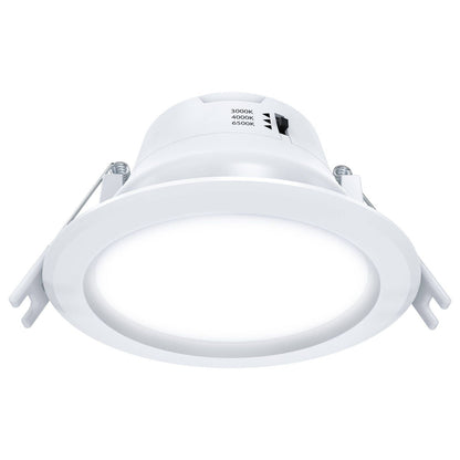 Arlec Dimmable Tri-Colour LED Downlight - 9W - 92mm - White