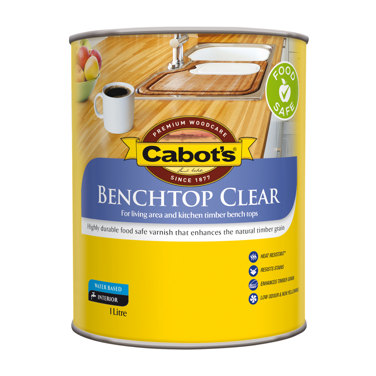 Cabot Benchtop Clear - 1L