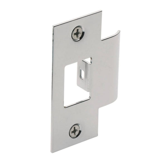Gainsborough T Strike Plate - 50mm - Zinc - Bright Chrome