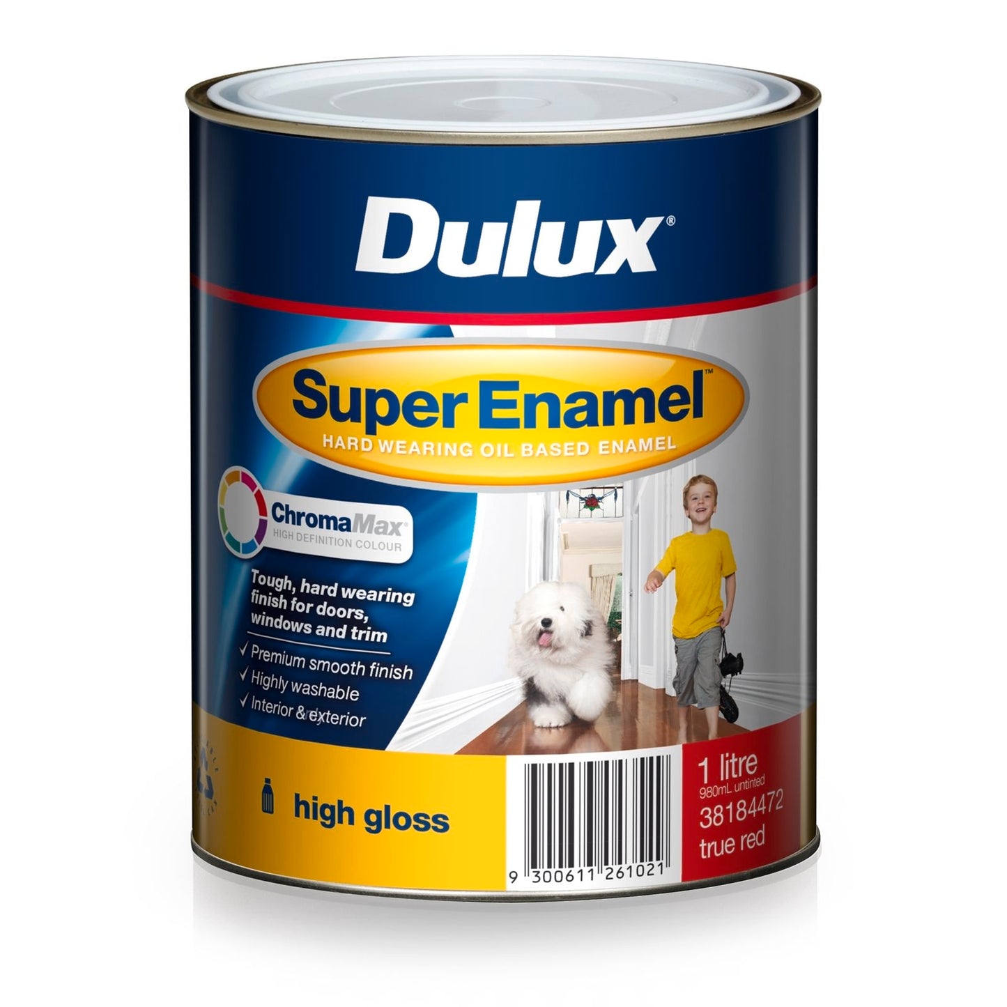 Dulux Super Enamel Paint - 1L - High Gloss