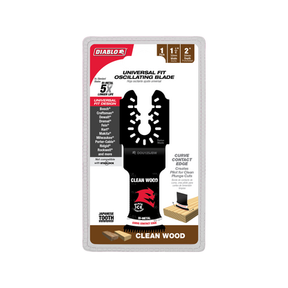Diablo Multi Tool Blade Clean Wood - 50 x 32mm