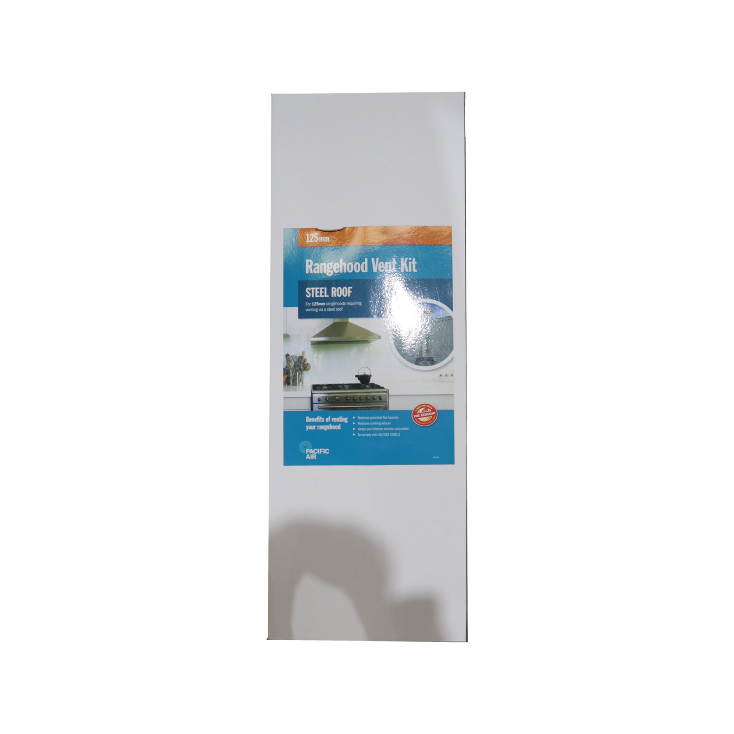 Pacific Air Steel Roof Rangehood Venting Kit - 125mm