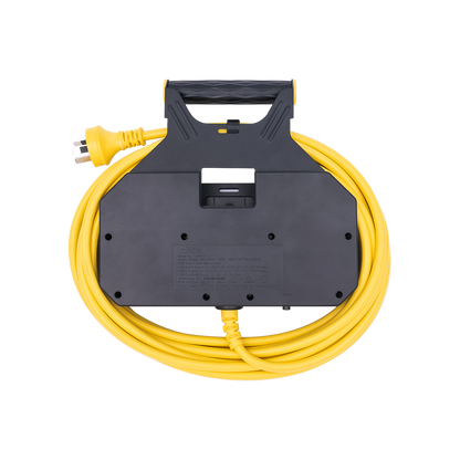 Click Cord Wall Mountable Power Board - 10m - 3 Outlet