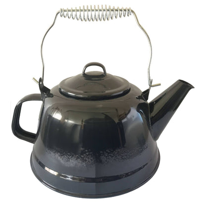 All Set Enamel Tea Pot - 2.5L - Black