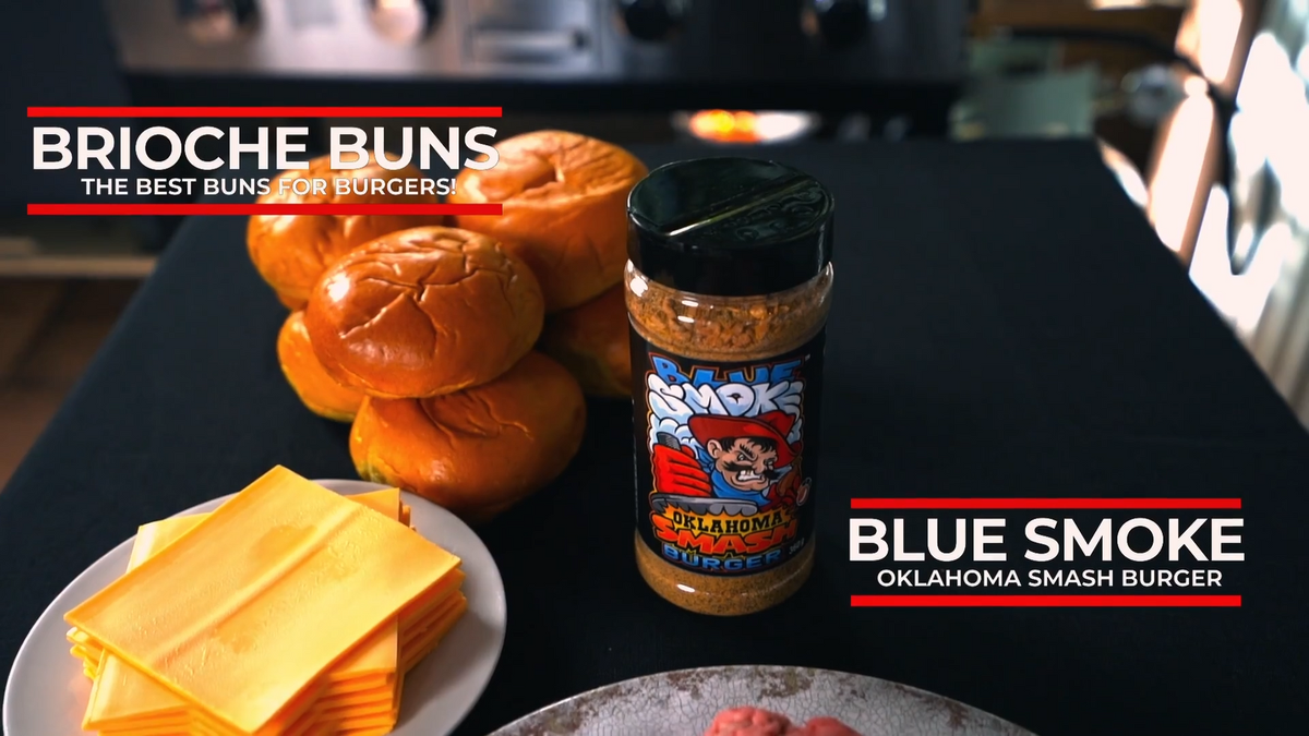 Blue Smoke Oklahoma Smash Burger BBQ Rubs 360g - Gluten Free, Vegan Friendly