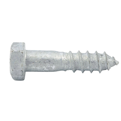 Zenith Hex Head Coach Screws - M12 x 50mm - Hot Dip Galvanised - 12 Pack