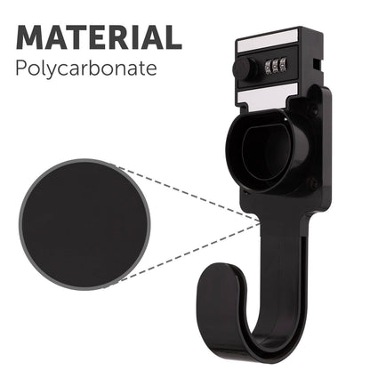 Arlec Lockable EV Charger Cable Holder - 90 x 270 x 85mm