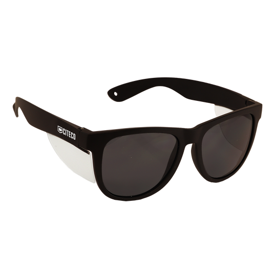 Citeco Classic Tinted Safety Glasses - 150 x 50mm - Black