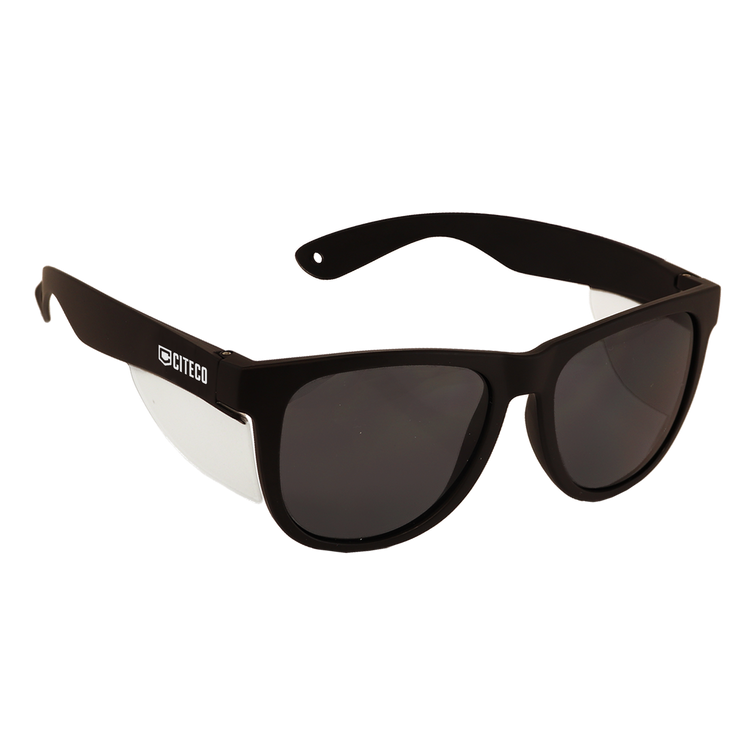 Citeco Classic Tinted Safety Glasses - 150 x 50mm - Black