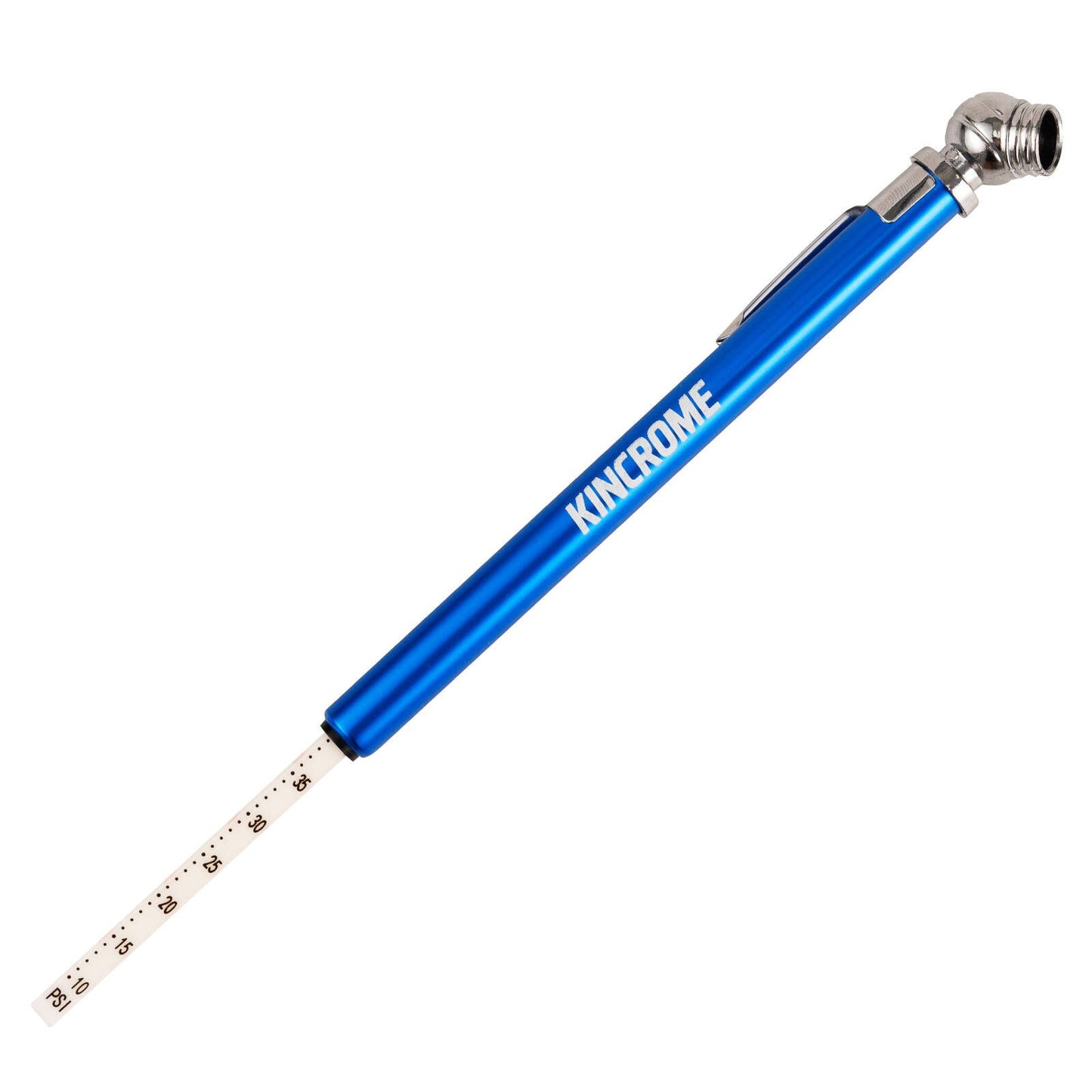 Kincrome Pen Type Tyre Gauge - Dual-Sided Calibration 10-50 PSI