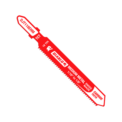 Diablo Carbide T Shank Jig Saw Blade - 83mm - 18 TPI