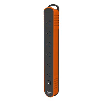 Jackson Rugged Plus Powerboard - 6 Outlet - 2m