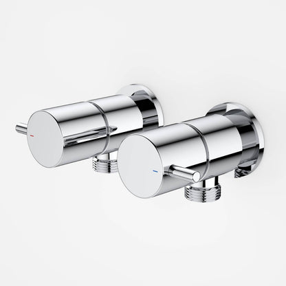 Caroma Chrome Luna Lever Washing Machine Set - 56 x 99mm