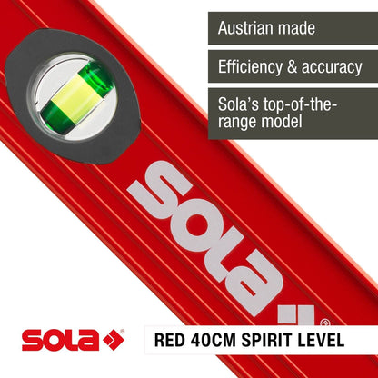 Sola Spirit Level - 40cm - Red