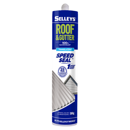 Selleys Clear Roof and Gutter Silicone Sealant - 300g