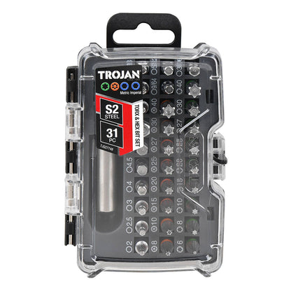 Trojan Torx and Hex Key Set - 31 Piece