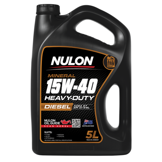 Nulon Mineral Diesel Engine Oil - 15W-40 - 5L