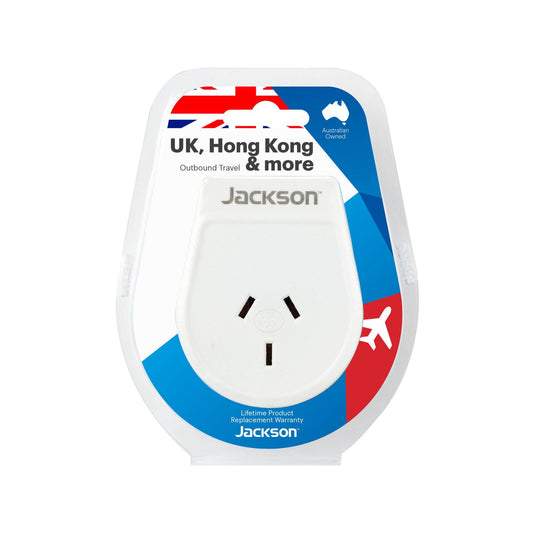 Jackson Outbound Travel Adaptor - UK, Hong Kong