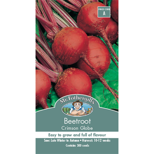 Mr Fothergill Crimson Globe Beetroot Seeds