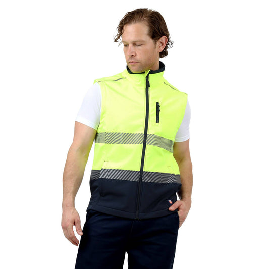 Citeco Yellow Hi Vis Soft Shell Vest - XL